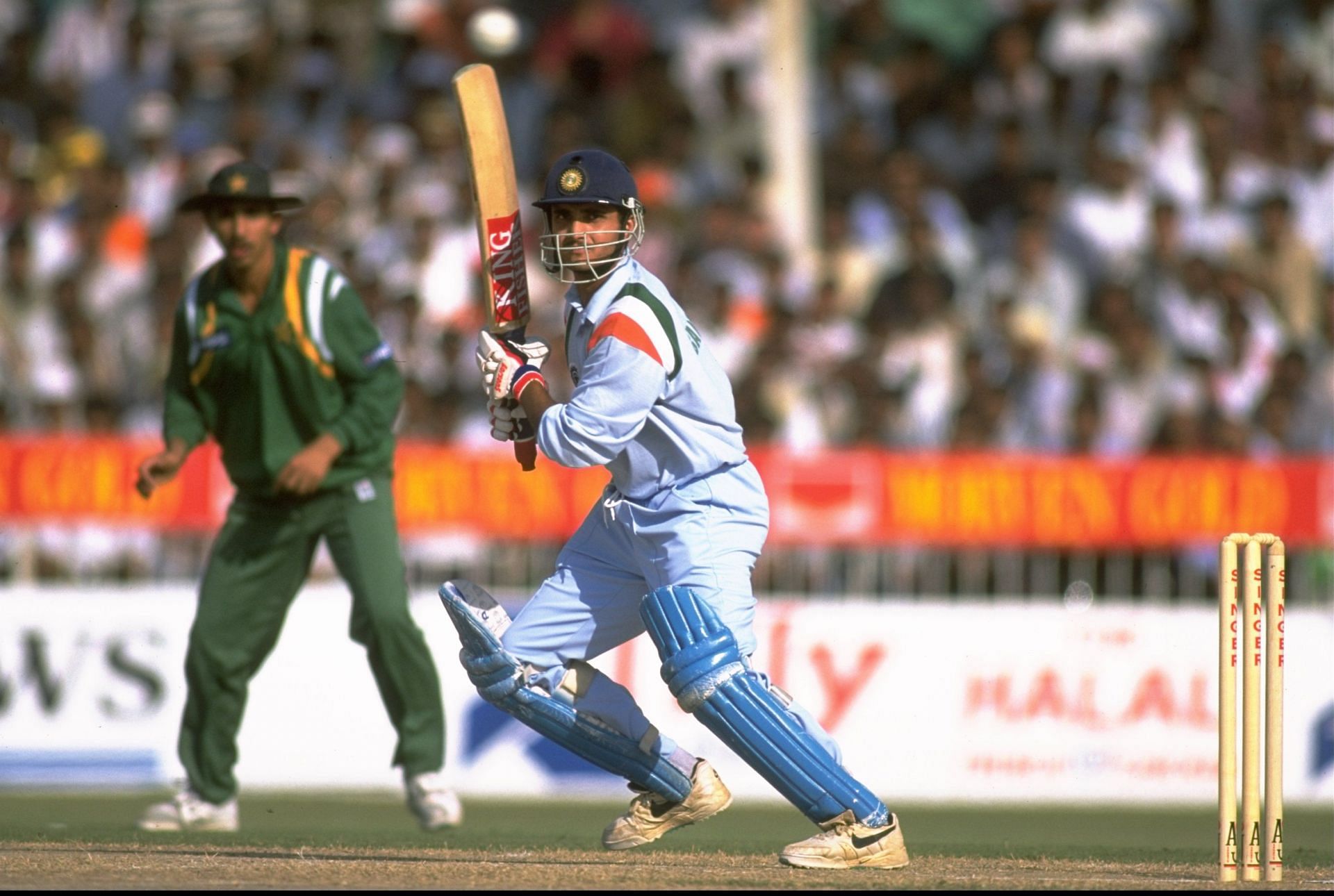 Sourav Ganguly of India in 1997 [Getty Images]
