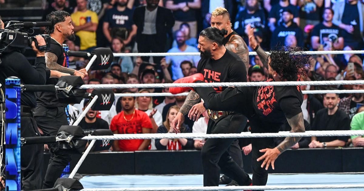 A huge brawl broke out on the final SmackDown episode before Money in the Bank.