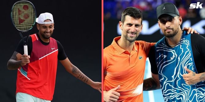 "Lemme remind you before you open your mouth" - Nick Kyrgios boasts of leading ATP Tour, including Novak Djokovic, in serve and under pressure stats
