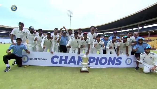 Duleep Trophy 2023 Final: Sai Kishore runs through West Zone lower-order as South Zone register 75-run triumph