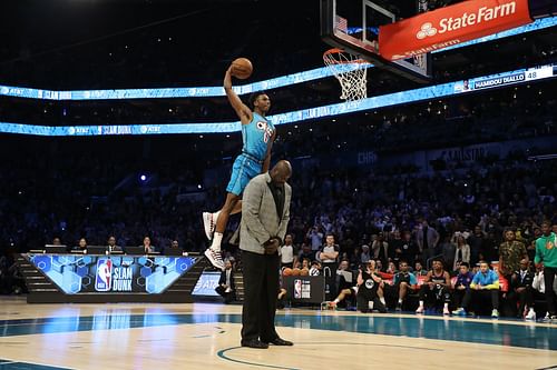 Hamidou Diallo at the 2019 AT&T Slam Dunk contest