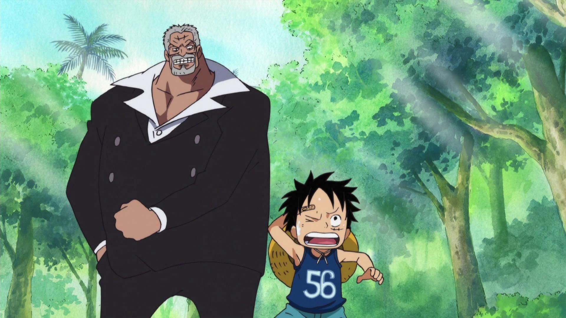 Luffy will not be pleased with what happened to his grandfather (Image via Toei Animation, One Piece)