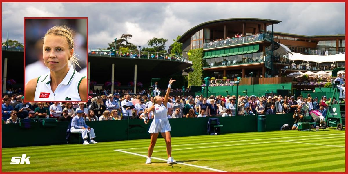 Anett Kontaveit is playing her last tournament at Wimbledon.