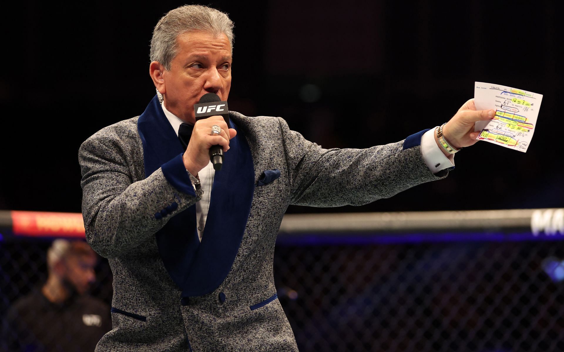 MMA personality and longtime UFC announcer Bruce Buffer