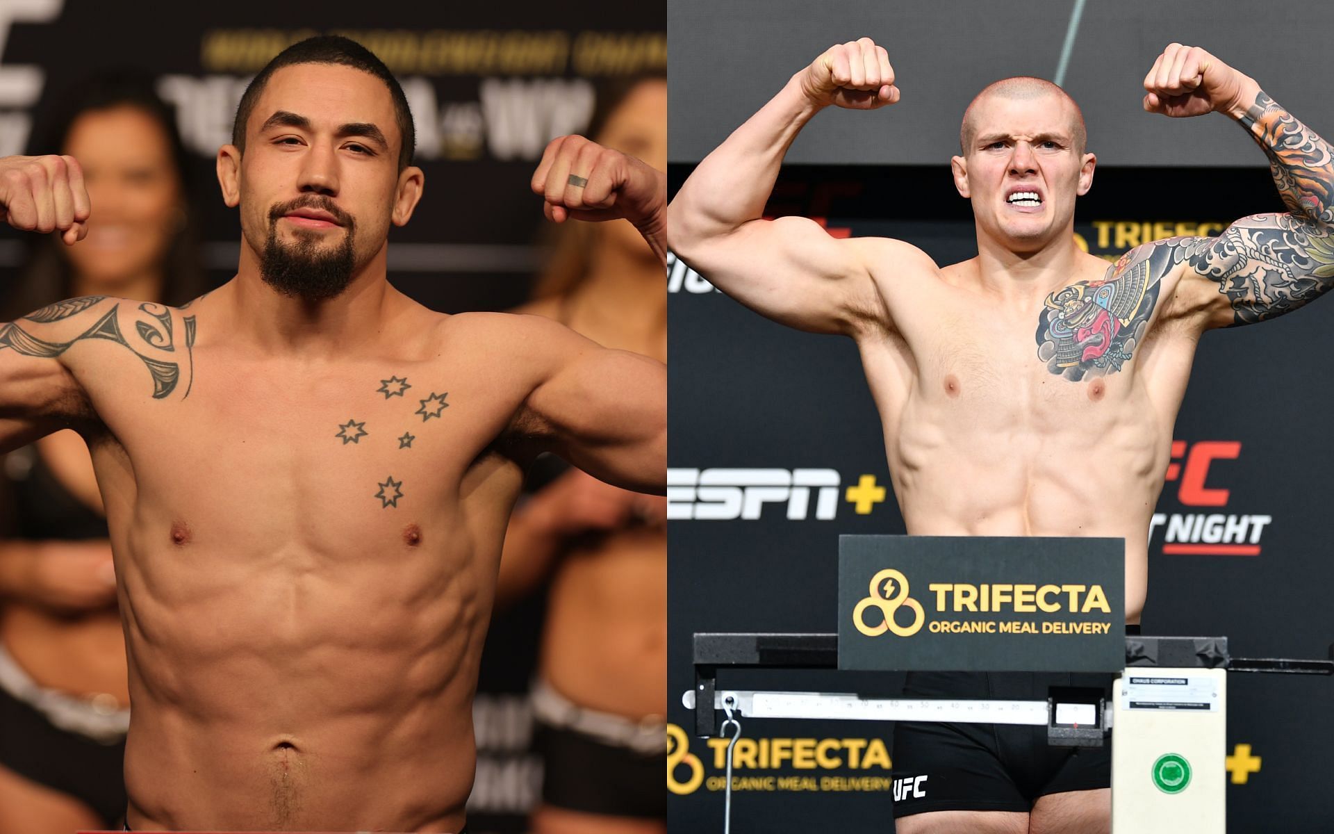 Robert Whittaker and Marvin Vettori [Image credits: Getty Images]
