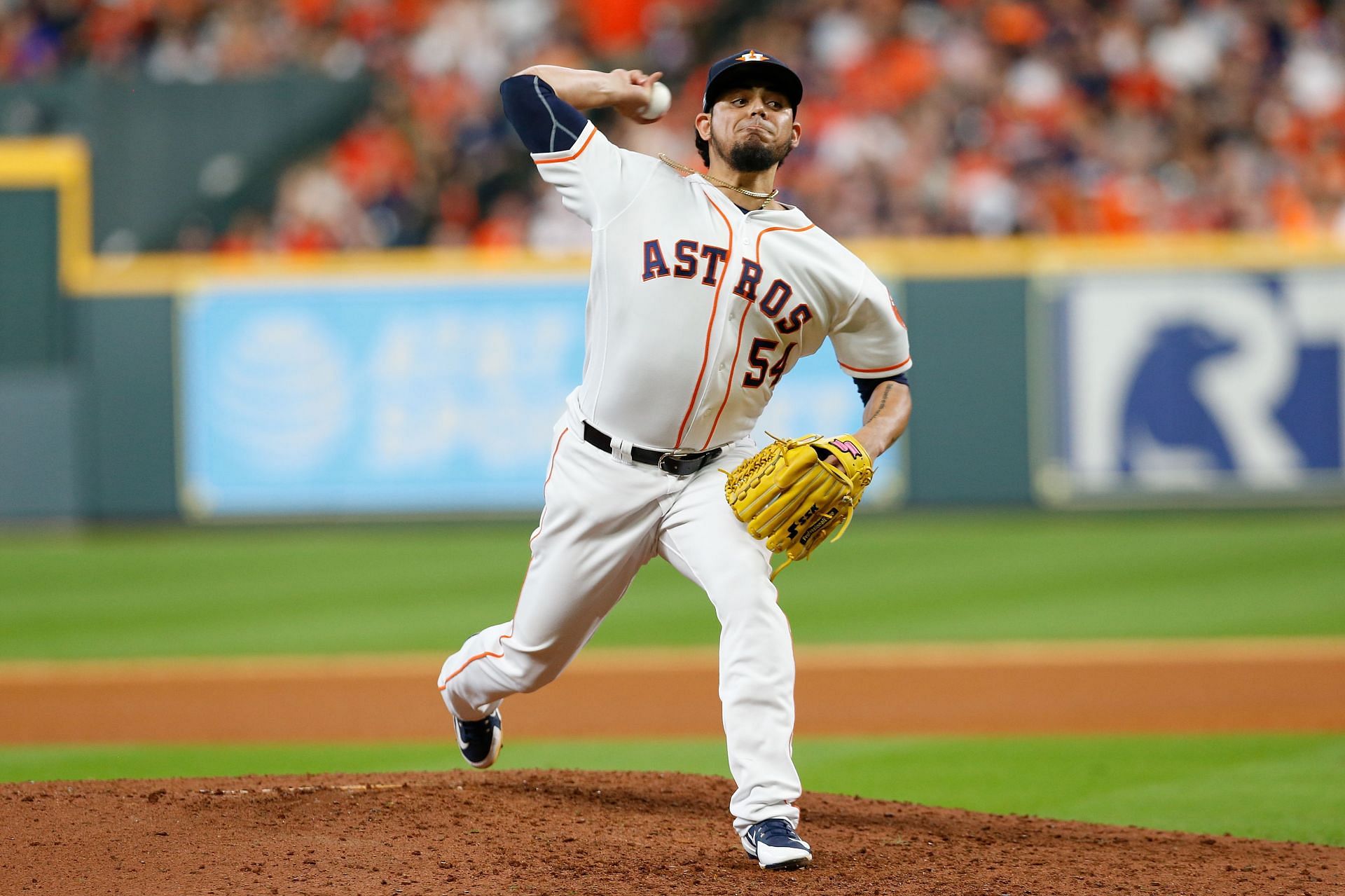 Divisional Round - Cleveland Indians v Houston Astros - Game Two: HOUSTON, TX - OCTOBER 06: Roberto Osuna