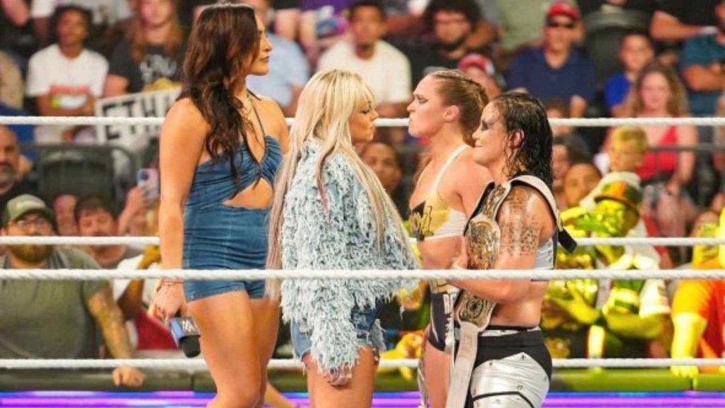 Women's Tag Team Championships change hands in controversial fashion at WWE Money in the Bank