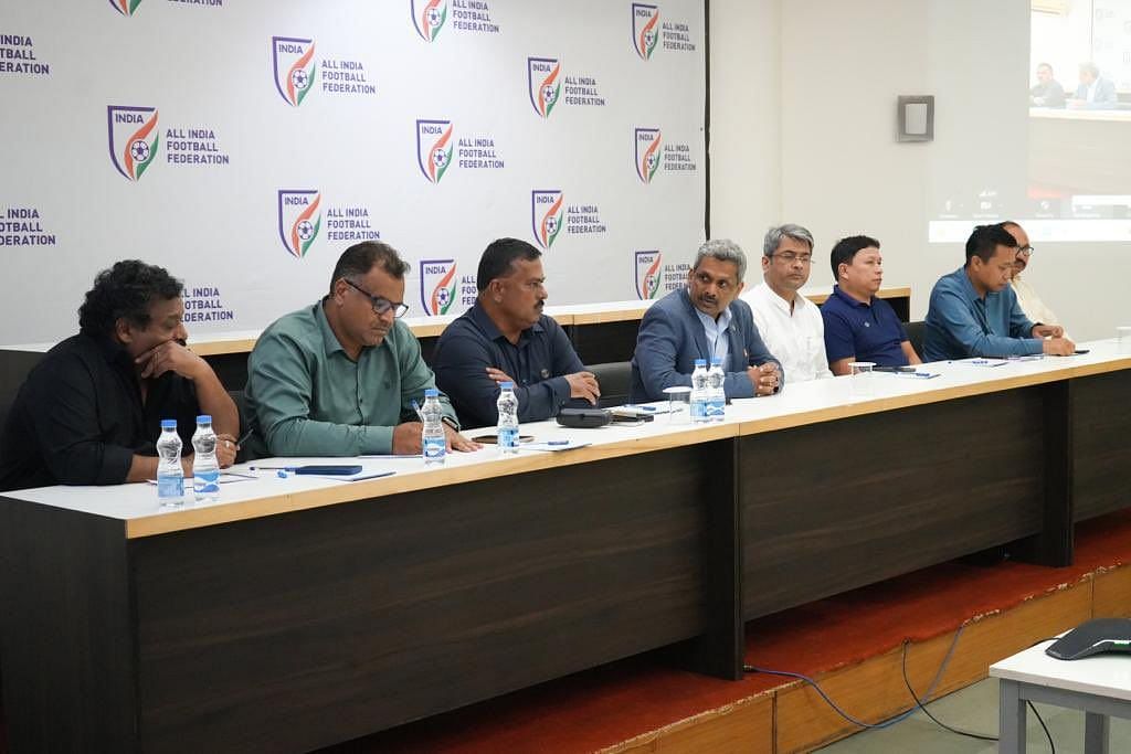 The meeting was chaired by AIFF President Kalyan Chaubey.