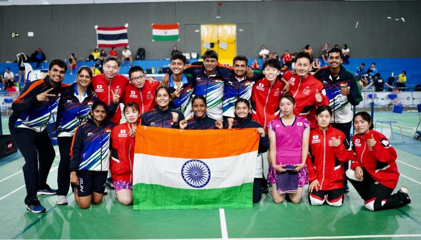 World Deaf Badminton Championships: India defeats Japan in Mixed Team Event Final (Image via SAI)