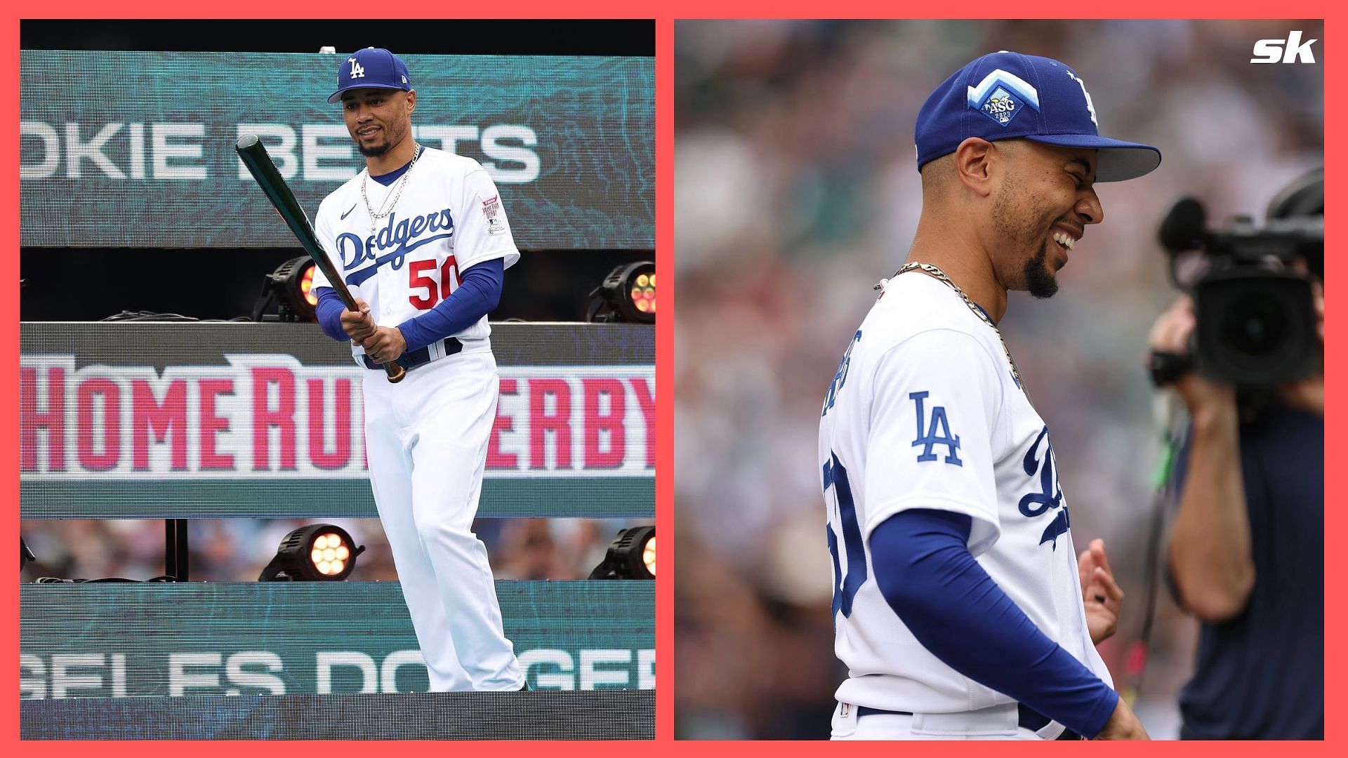Mookie Betts of the Los Angeles Dodgers appeared for the 2023 MLB Home Run Derby.