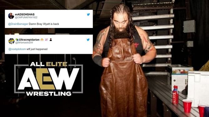 "Damn Bray Wyatt is back," "wtf just happened" - AEW's apparent glitch during Battle of the Belts leaves fans confused