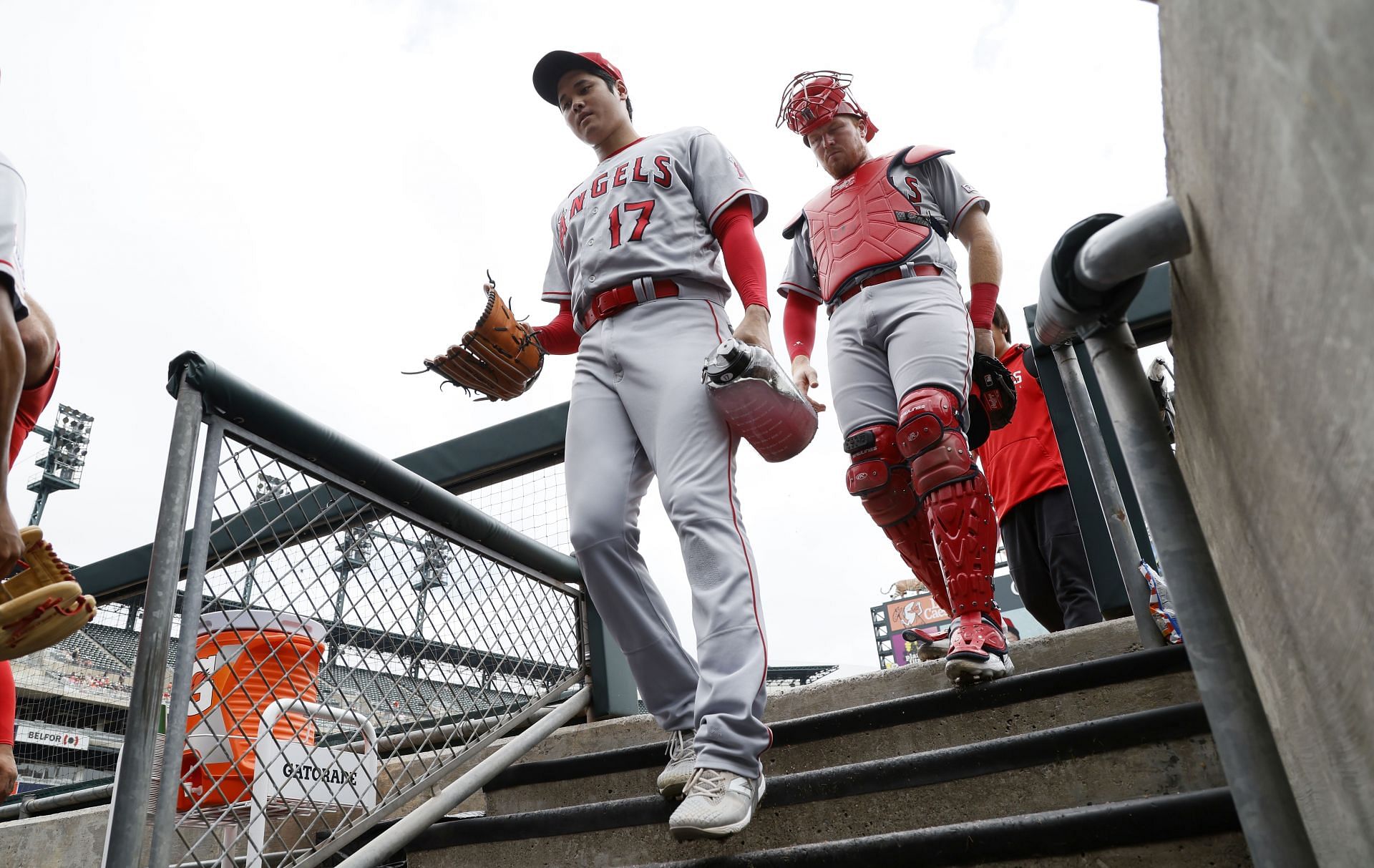 Shohei Ohtani did not leave the game with injury