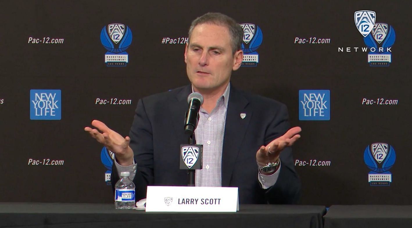 Former commissioner of the Pac-12, Larry Scott