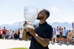 Steph Curry has no plans to switch to golf, despite winning his first ACC championship-"Life is good in the league"
