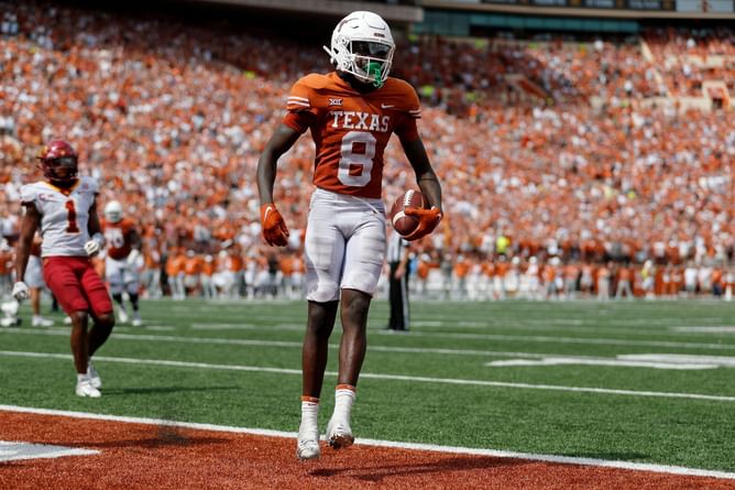 Where does Xavier Worthy rank among Big 12 wide receivers? Is the Texas Longhorn a promising prospect in the 2024 draft class?