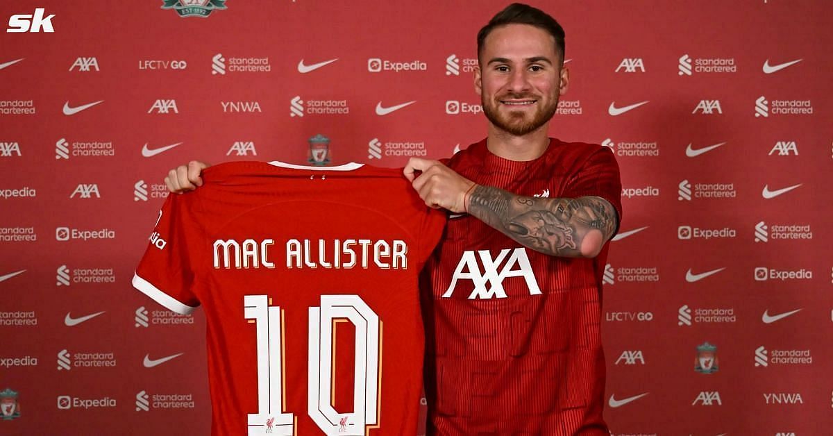 Liverpool midfielder Alexis Mac Allister