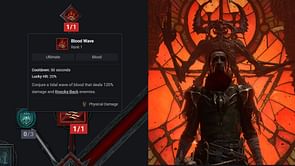 How to get the most overpowered Blood Wave Necromancer build in Diablo 4?