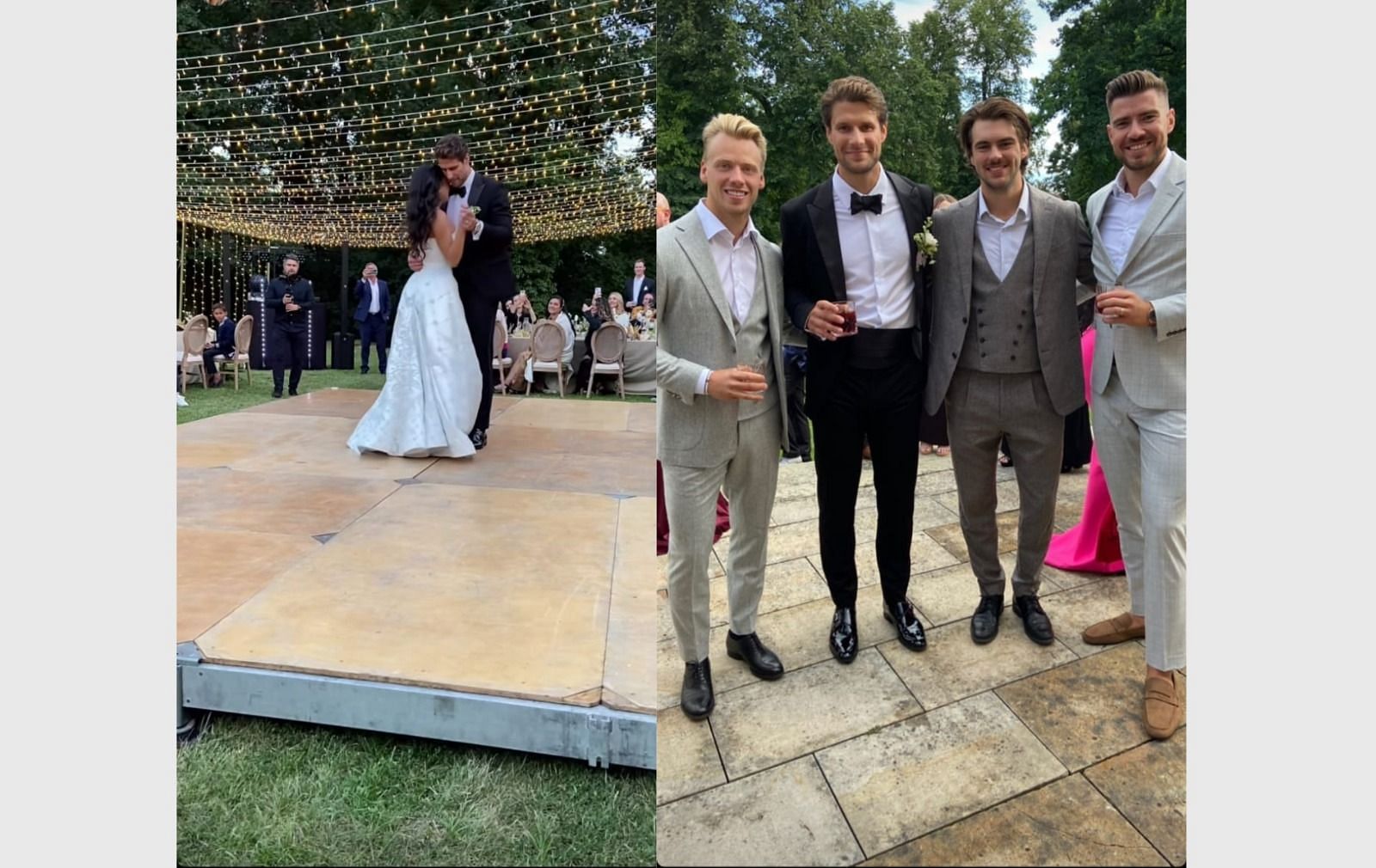 Multiple NHL star spotted as Pavel Zacha marries his long-time girlfriend in France
