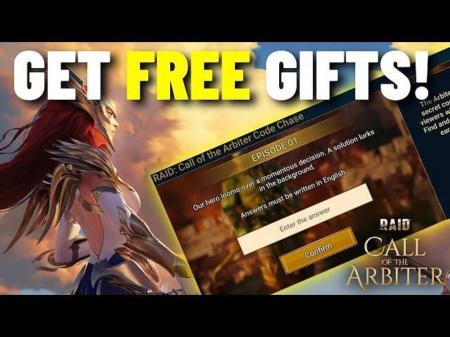 Raid: Call of the Arbiter episode 9 code: Free rewards and how to redeem