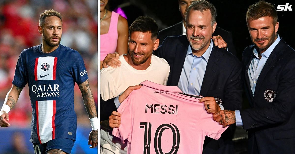 Neymar wishes Lionel Messi well after his move to Inter Miami.