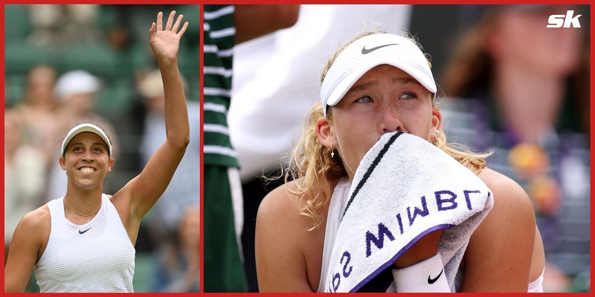 Madison Keys beat Mirra Andreeva in the Wimbledon fourth round.