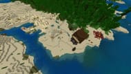 It’s tough to find a seed where structures are as closely knit as they are in this one (Image via Mojang Studios)