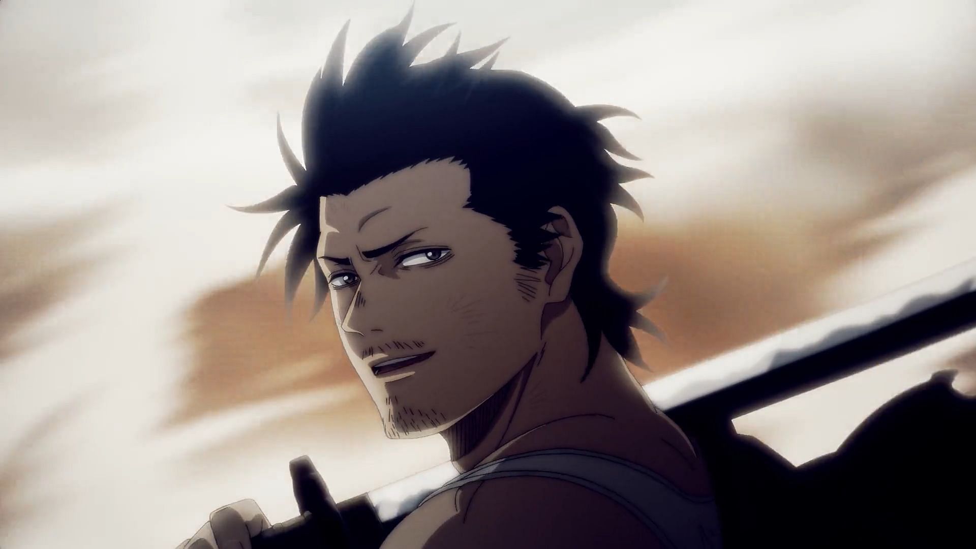 Yami Sukehiro as seen in Black Clover: Sword of the Wizard King (Image via Studio Pierrot)