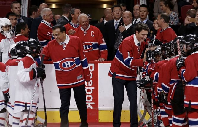 When a Montreal Canadiens jersey made former Chinese Premier an honorary Habs member