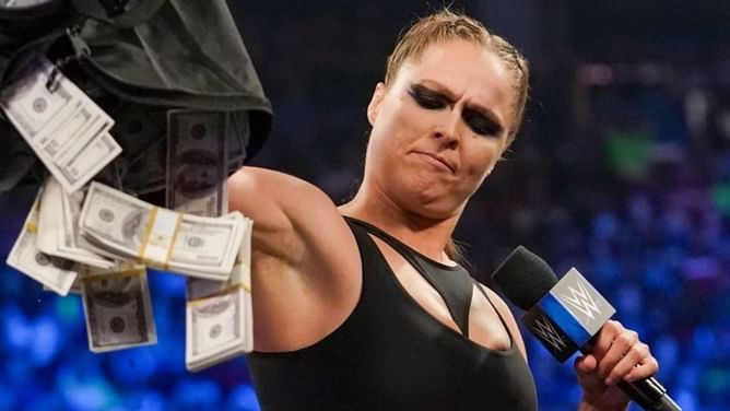 42-year-old WWE star takes a shot at "faking" Ronda Rousey