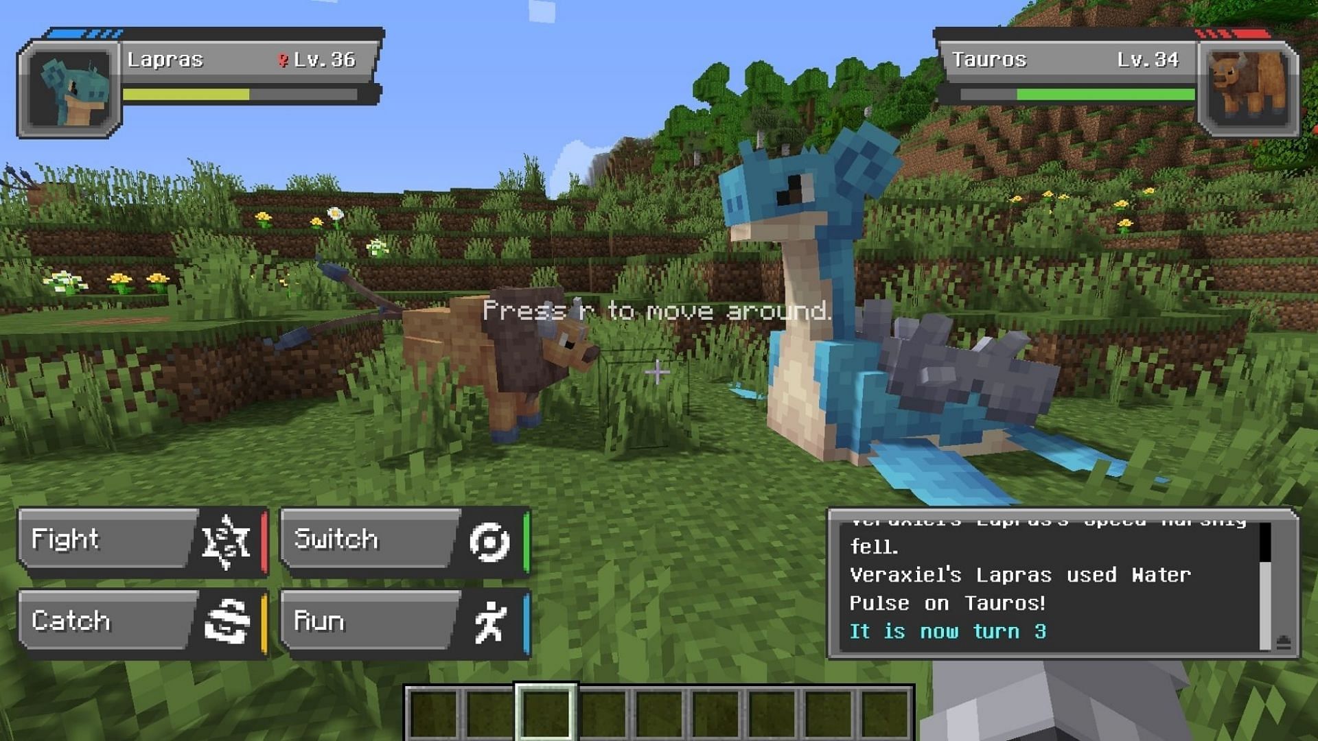 The UI layout of the Cobblemon mod for Minecraft (Image via Modrinth/Cobblemon)