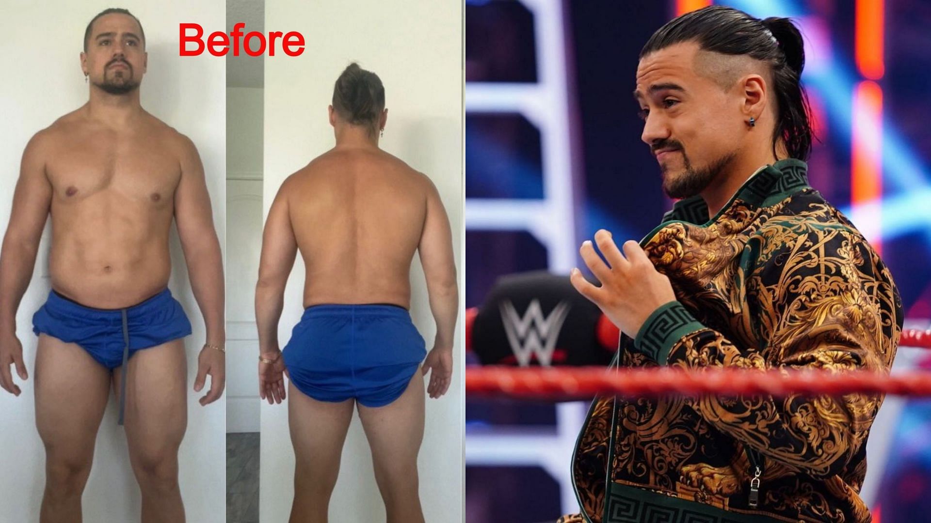 WWE NXT Superstar Angel Garza lost 5 kilograms of his weight