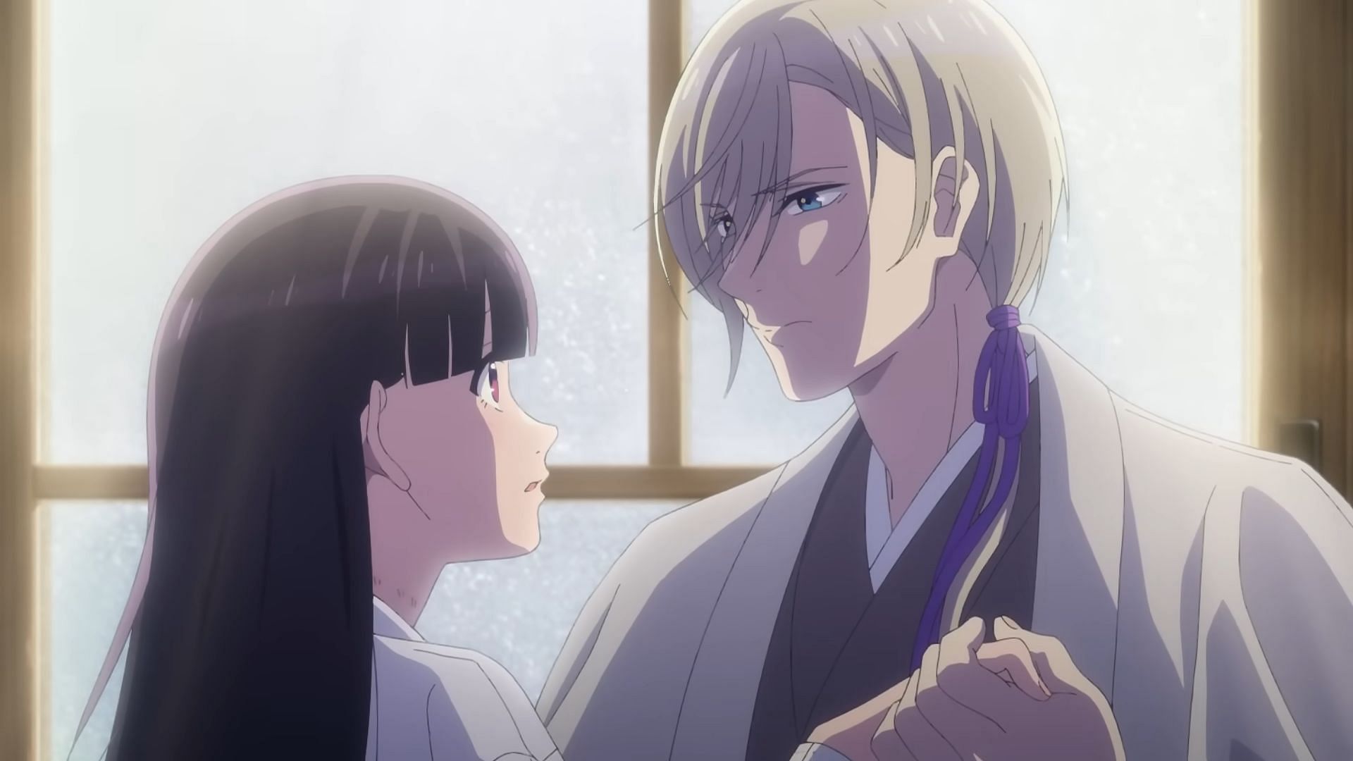 Miyo and Kiyoka in the My Happy Marriage anime trailer