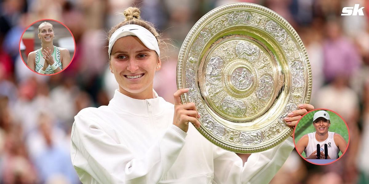 Marketa Vondrousova Wimbledon Iga Swiatek Petra Kvitova