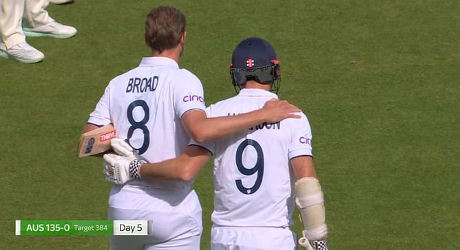 “Neither of us could’ve achieved what we have without the other” – James Anderson on Stuart Broad’s retirement in fifth Ashes Test