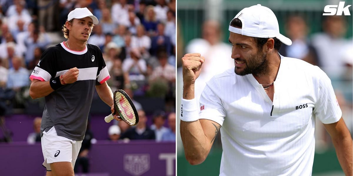 Alex de Minaur vs Matteo Berrettini is one of the second-round matches at the 2023 Wimbledon.