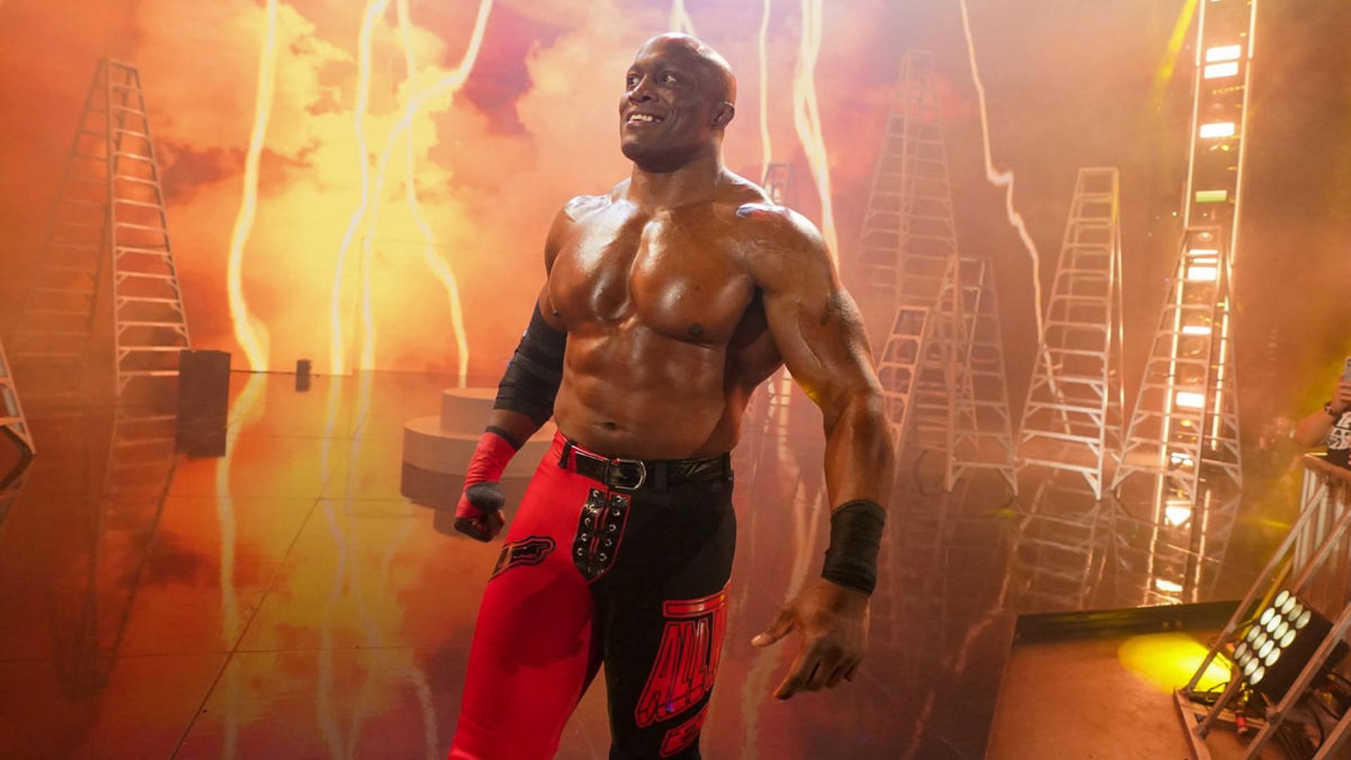 Bobby Lashley during his entrance. Image Credits: wwe.com 