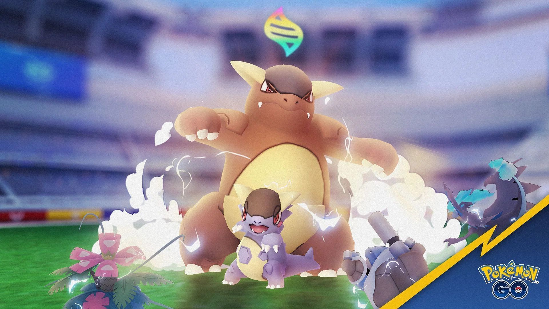 Pokémon Go - Pokémon regionais de Kanto - Kangaskhan, Mr. Mime, Tauros e  Farfetch'd shiny