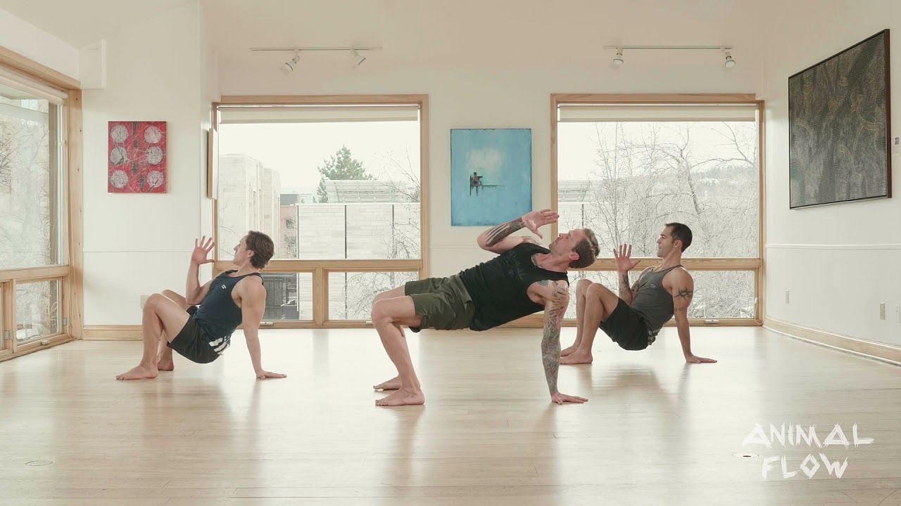 It includes a series of animal-inspired movements. (Image via Youtube/Live Naturally Magazine)