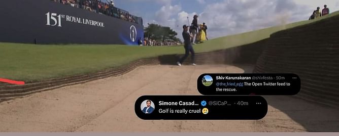 “Golf is really cruel” – Fans react to Lucas Herbert’s ‘brutal’ struggle on the Royal Liverpool’s 17th hole at The Open Championship