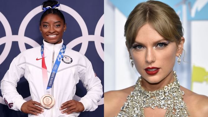 Simone Biles receives special note from Taylor Swift, raves about "Speak Now (Taylor's Version)"