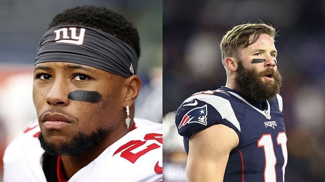 Julian Edelman offers support for Saquon Barkley after RB fails to strike new deal with Giants - “Keep grinding bubs”