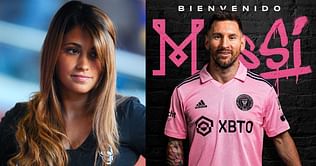 Antonela Roccuzzo reacts as Lionel Messi enjoys first week at Inter Miami with David Beckham and rest of the squad