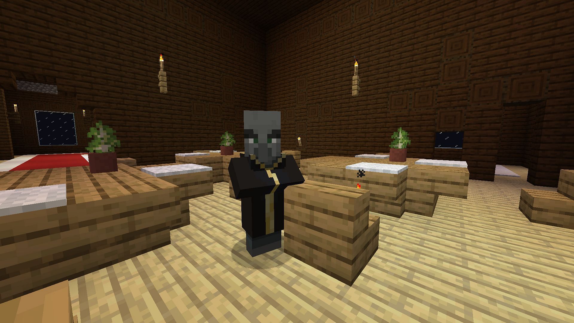 Illagers in woodland mansions are one of the most powerful mobs in Minecraft. (Image via Mojang)