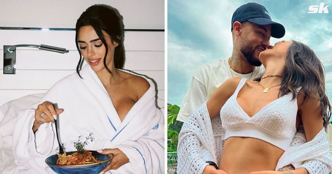 "I'm afraid I will see blood and pass out" - PSG star Neymar's partner Bruna Biancardi reacts after seeing her friend give birth