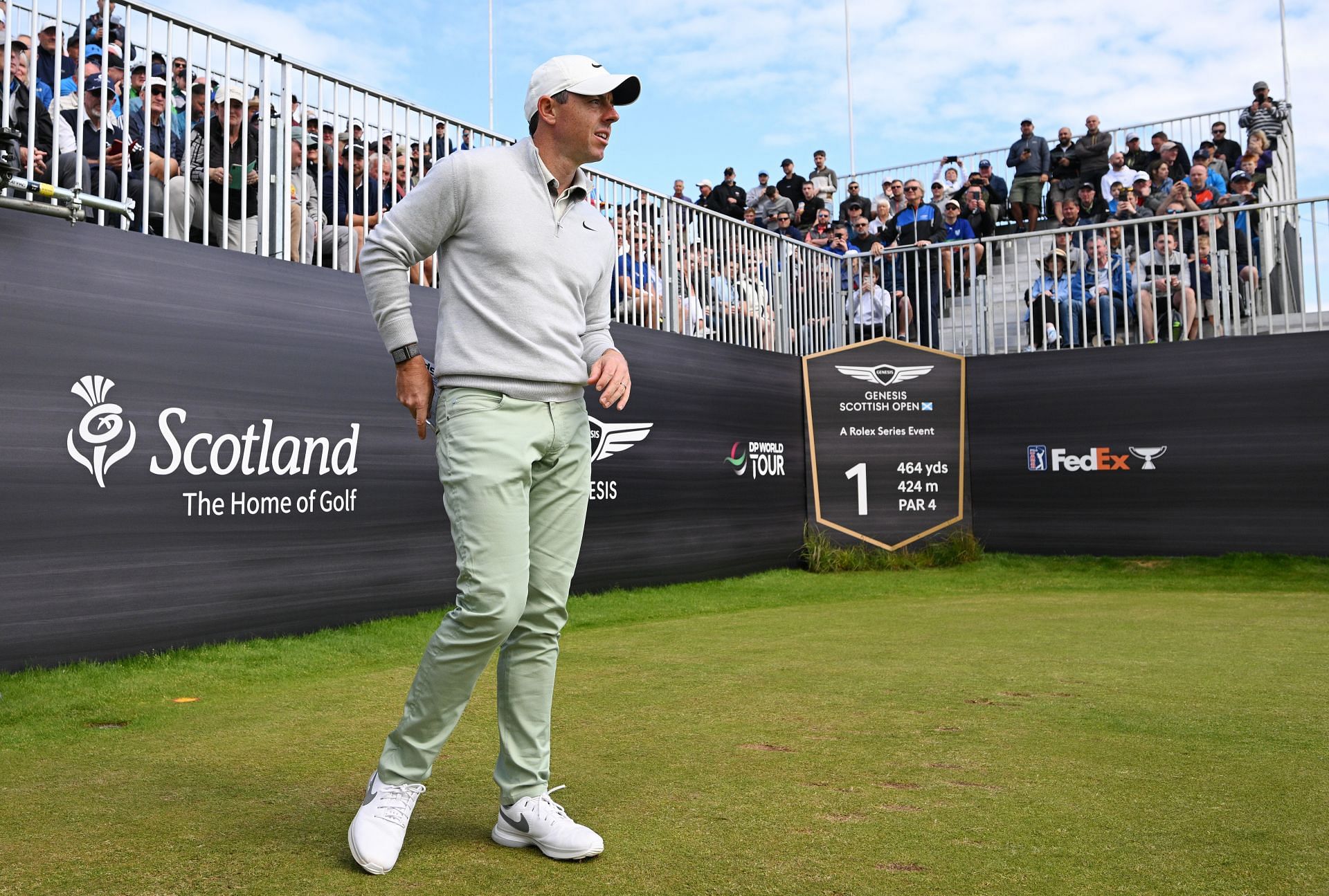 When will Rory McIlroy resume play at the 2023 Genesis Scottish Open