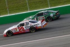 WATCH: Kevin Harvick and Richard Childress pace the field ahead of former's final race at Atlanta Motor Speedway