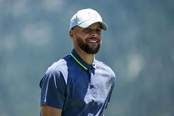 Watch: Steph Curry casually gets a bucket from deep at American Century golf