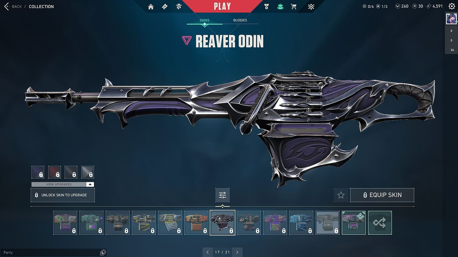 Valorant Reaver skins ranked from worst to best