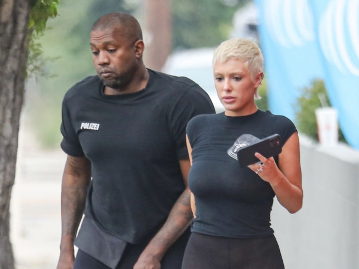 Kanye West with wife Bianca Censori (Image via Backgrid)