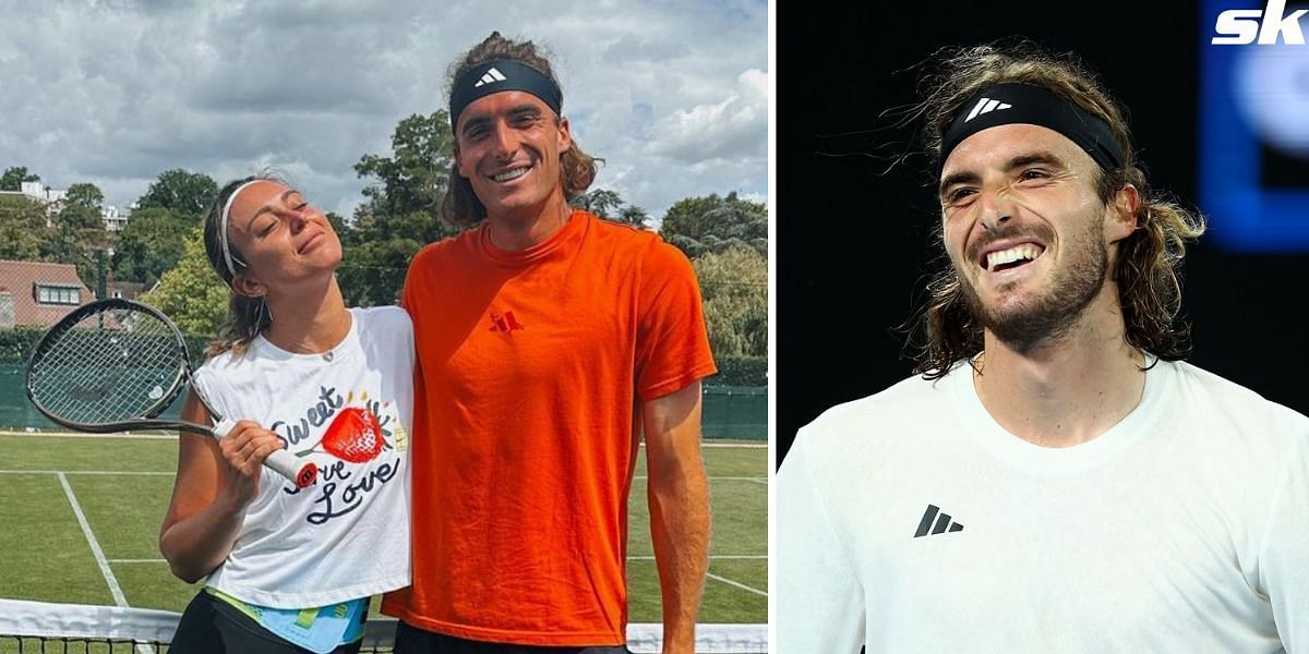 Stefanos Tsitsipas calls Paula Badosa his &quot;one and only&quot; in a post match interview 